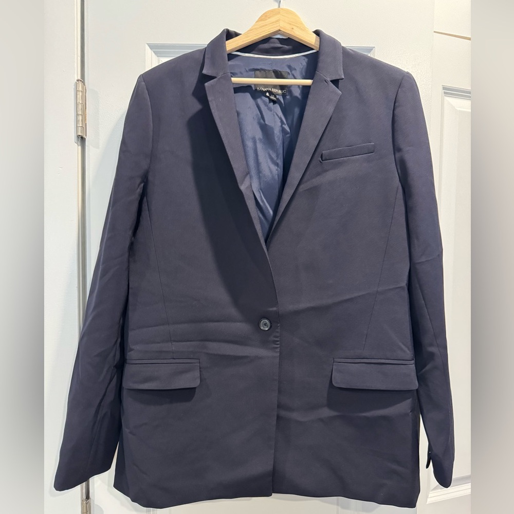 Banana Republic Deep Blue Suit Jacket